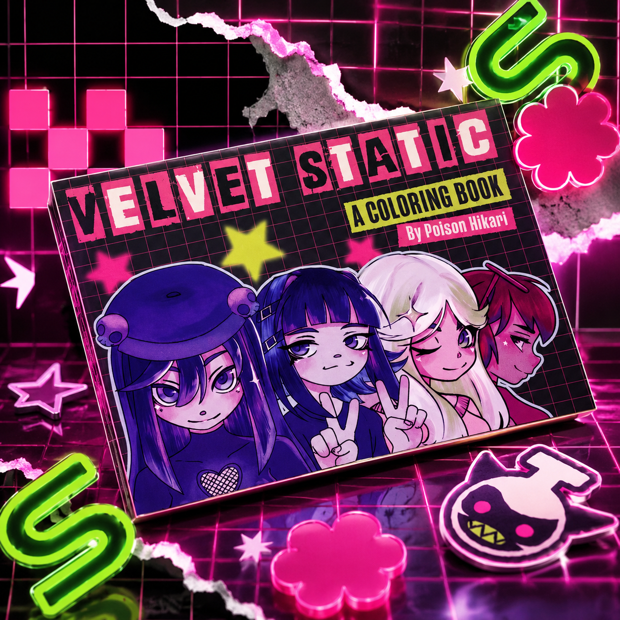 Velvet Static Coloring Book