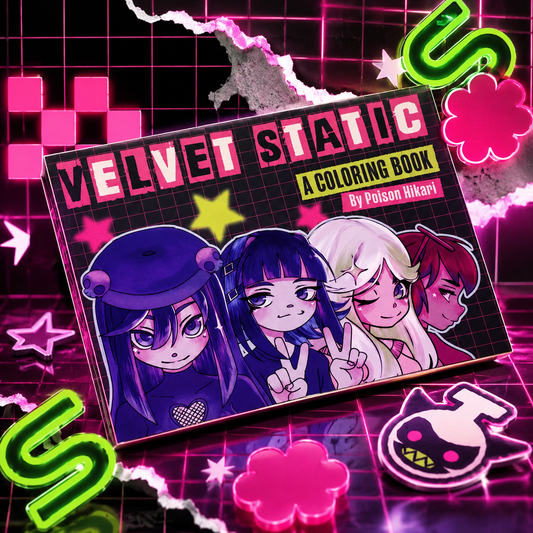 Velvet Static Coloring Book